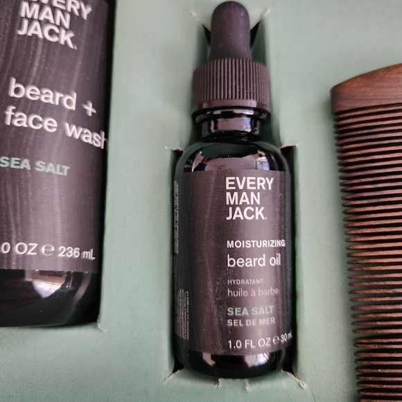 Every Man Jack Sea Salt Beard Kit - 4 Piece Set - OPEN BOX - New Never Used - Picture 6 of 11